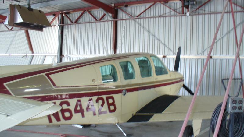 A36 N6442B.JPG - An old friend. A Beech Employee Flying Club A36, from 1982. I have a lot of hours in this airplane.